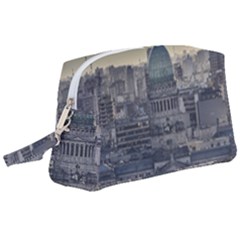 Buenos Aires Argentina Cityscape Aerial View Wristlet Pouch Bag (large) by dflcprintsclothing