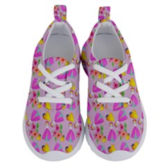 Girl With Hood Cape Heart Lemon Pattern Lilac Running Shoes by snowwhitegirl