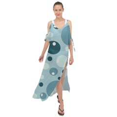 Agatonia Pattern Maxi Chiffon Cover Up Dress by MooMoosMumma