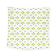 Bright Leaves Motif Print Pattern Design Square Tapestry (small) by dflcprintsclothing