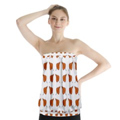 Fallen Leaves Autumn Strapless Top by HermanTelo