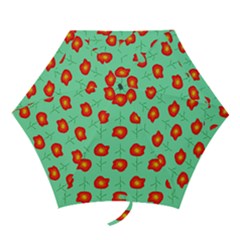 Flower Pattern Ornament Mini Folding Umbrellas by HermanTelo