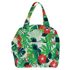 Tropical Leaf Flower Digital Boxy Hand Bag by Mariart