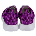 Dark Purple Camouflage Pattern Women s Lightweight Sports Shoes View4