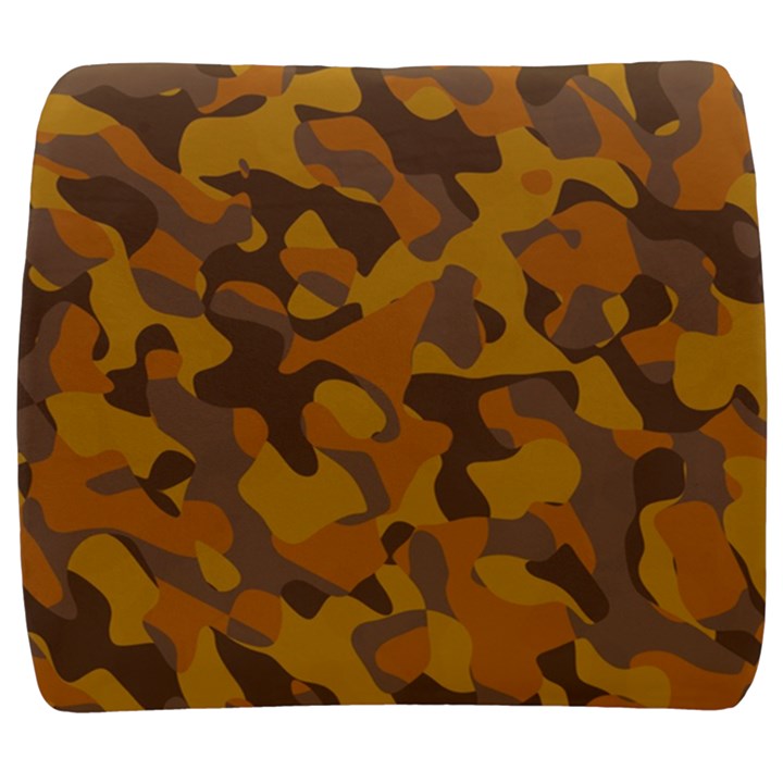 Brown and Orange Camouflage Back Support Cushion