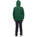 Green Intricate Pattern Men s Front Pocket Pullover Windbreaker View2
