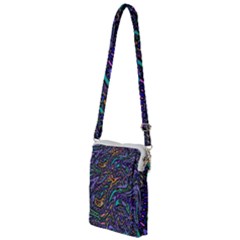 Multicolored Abstract Art Pattern Multi Function Travel Bag by SpinnyChairDesigns