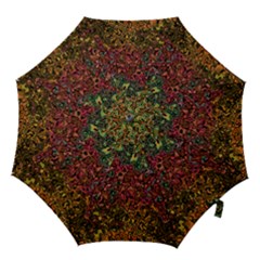Stylish Fall Colors Camouflage Hook Handle Umbrellas (small)