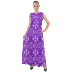 Geometric Galaxy Pattern Print Chiffon Mesh Boho Maxi Dress by dflcprintsclothing