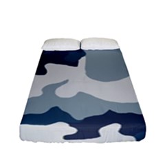 Camo Blue Fitted Sheet (full/ Double Size)