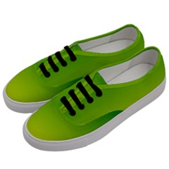 Avocado Ombre Green Yellow Gradient Men s Classic Low Top Sneakers by SpinnyChairDesigns
