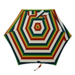 Rainbow Stripes Mini Folding Umbrellas