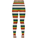 Rainbow Stripes Lightweight Velour Classic Yoga Leggings
