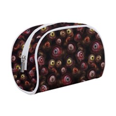 Zombie Eyes Pattern Makeup Case (small) by SpinnyChairDesigns