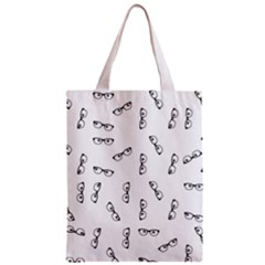 Geek Glasses With Eyes Zipper Classic Tote Bag by SpinnyChairDesigns
