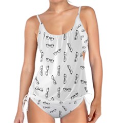 Geek Glasses With Eyes Tankini Set by SpinnyChairDesigns