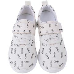 Geek Glasses With Eyes Women s Velcro Strap Shoes by SpinnyChairDesigns