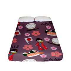 Japan Girls Fitted Sheet (full/ Double Size) by kiroiharu