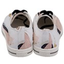 Pink and Blue Marble Men s Low Top Canvas Sneakers View4