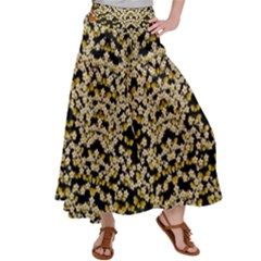 Free As A Flower And Frangipani In  Freedom Satin Palazzo Pants by pepitasart