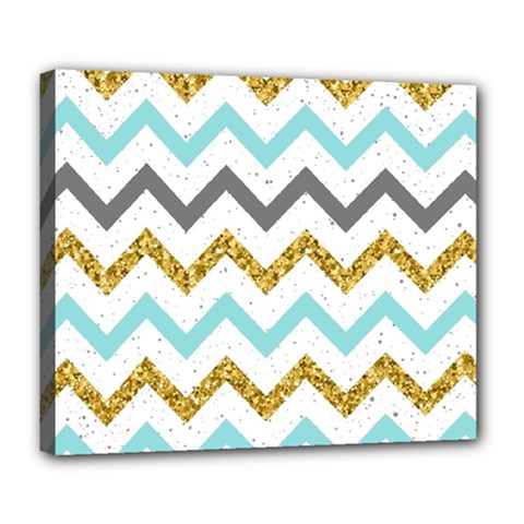 Chevron  Deluxe Canvas 24  X 20  (stretched) by Sobalvarro