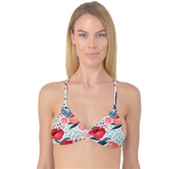 Floral  Reversible Tri Bikini Top by Sobalvarro
