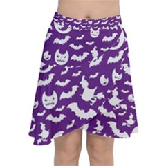 Halloween  Chiffon Wrap Front Skirt by Sobalvarro