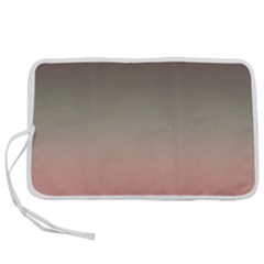 Tea Rose And Sage Gradient Ombre Colors Pen Storage Case (m) by SpinnyChairDesigns
