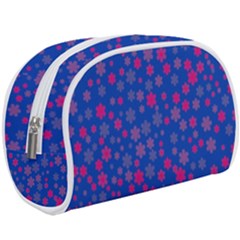 Bisexual Pride Tiny Scattered Flowers Pattern Makeup Case (large) by VernenInk