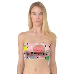 Cats And Fruits  Bandeau Top by Sobalvarro