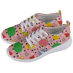 Cats And Fruits  Men s Lightweight Sports Shoes by Sobalvarro