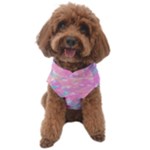 Pink Blue Peach Color Mosaic Dog Sweater