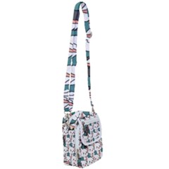 Seamless-cute-cat-pattern-vector Shoulder Strap Belt Bag by Sobalvarro