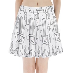 Cactus Pleated Mini Skirt by Sobalvarro
