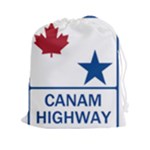 CanAm Highway Shield  Drawstring Pouch (2XL)