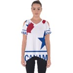 CanAm Highway Shield  Cut Out Side Drop Tee