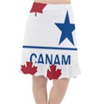 CanAm Highway Shield  Fishtail Chiffon Skirt