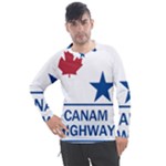 CanAm Highway Shield  Men s Pique Long Sleeve Tee