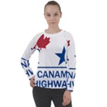 CanAm Highway Shield  Women s Long Sleeve Raglan Tee