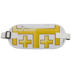 Arms Of The Kingdom Of Jerusalem Rounded Waist Pouch by abbeyz71