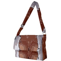 Sexy Boobs Breast Cleavage Woman Full Print Messenger Bag (l)