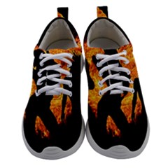 Shadow Heart Love Flame Girl Sexy Pose Athletic Shoes