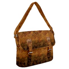 Fall Leaves Gradient Small Buckle Messenger Bag