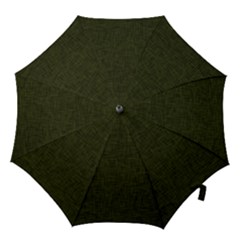 Army Green Texture Hook Handle Umbrellas (large) by SpinnyChairDesigns