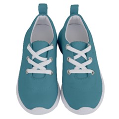 True Cadet Blue Teal Color Running Shoes by SpinnyChairDesigns