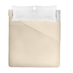 True Champagne Color Duvet Cover Double Side (full/ Double Size) by SpinnyChairDesigns
