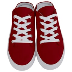True Dark Red Color Half Slippers by SpinnyChairDesigns