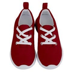 True Dark Red Color Running Shoes by SpinnyChairDesigns