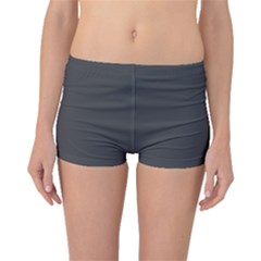 Dark Slate Grey Color Boyleg Bikini Bottoms by SpinnyChairDesigns