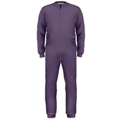 Grape Compote Purple Color Onepiece Jumpsuit (men)  by SpinnyChairDesigns